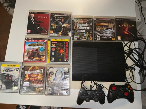 Ps3 super slim 1tb - slim, 2